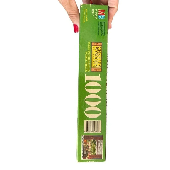 MB Charles Wysockis Americana 1000 Piece Puzzle - Cheer Up Farms 4679-27 - Picture 3 of 4